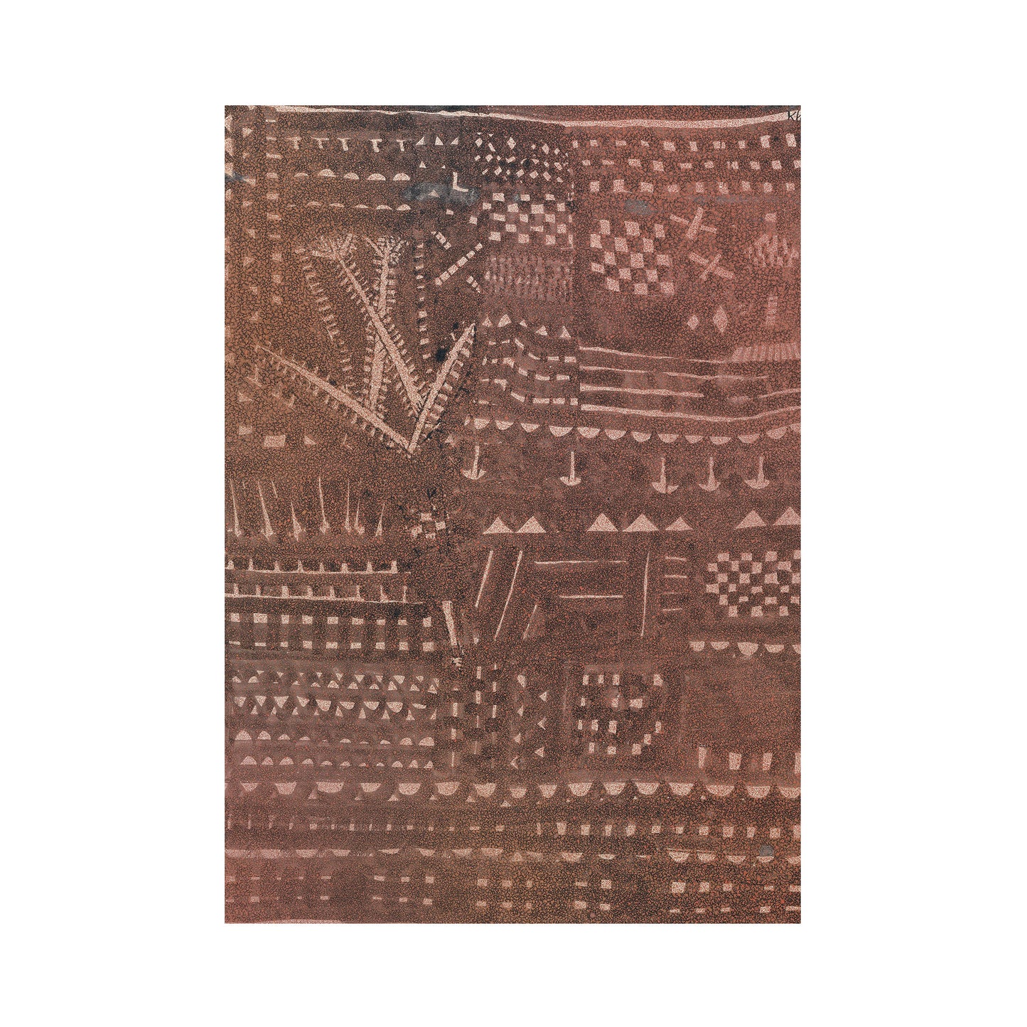 Paul Klee - In the Manner of a Leather Tapestry