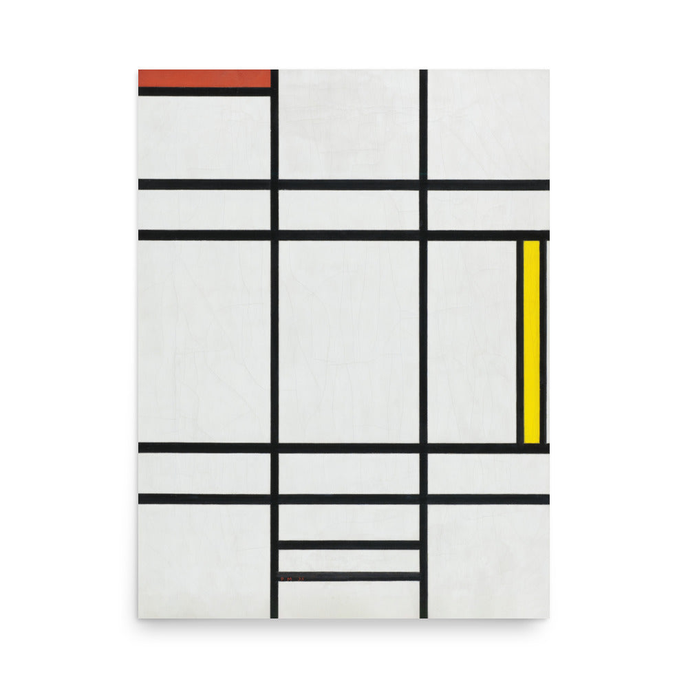 Piet Mondrian - Composition in White, Red, and Yellow