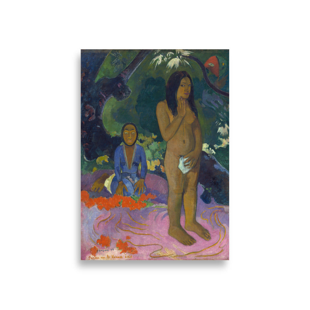 Paul Gauguin - Parau na te Varua ino (Words of the Devil)