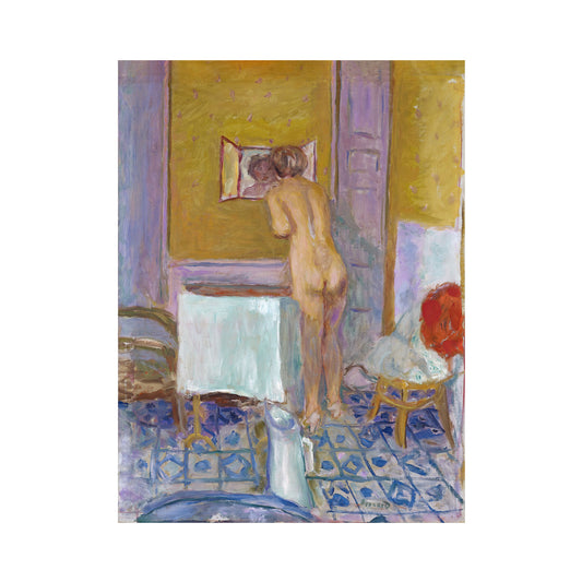 Pierre Bonnard - Nude With Red Cloth (Nude At Her Toilet)